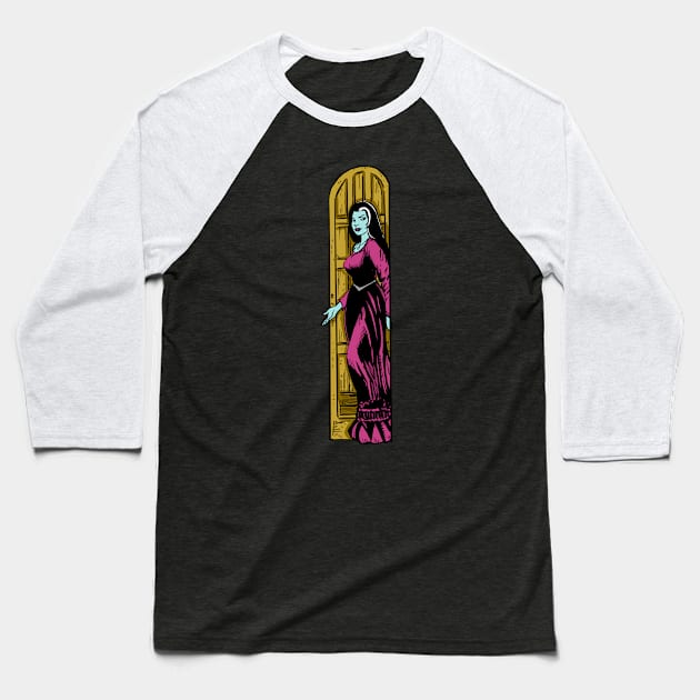 phantom lady Baseball T-Shirt by Lambdog comics!